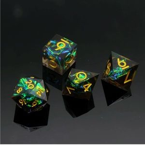 DND Dice Set Polyhedron Dice Skull (7 Pieces)
